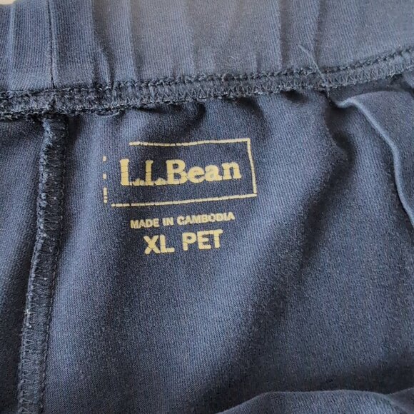 L.L. Bean Men's Blue Sweatpants Casual Lightweight Straight Bootcut, XL - Picture 3 of 7